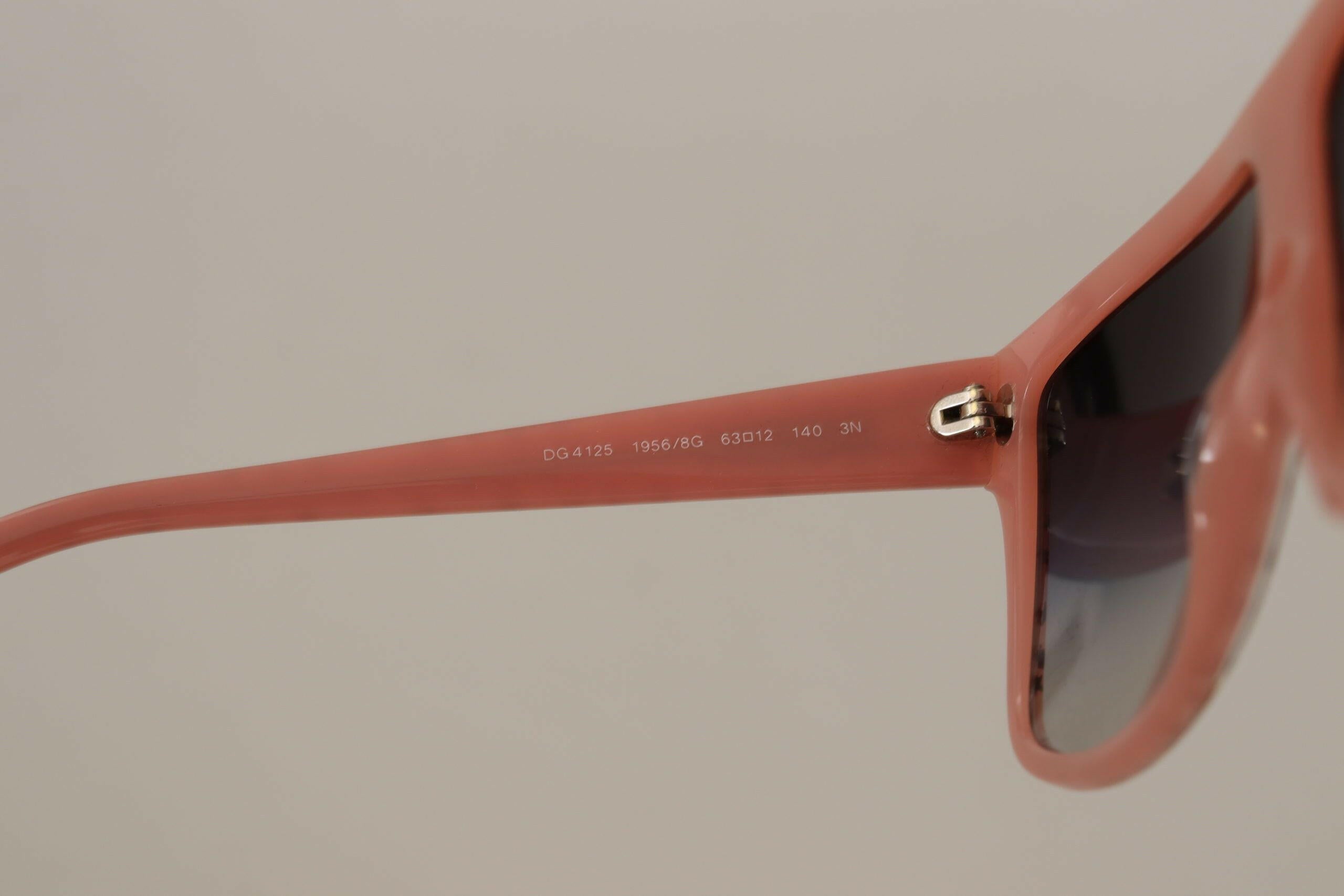 Dolce & Gabbana Brown Stars Acetate Frame Women Shades Sunglasses.