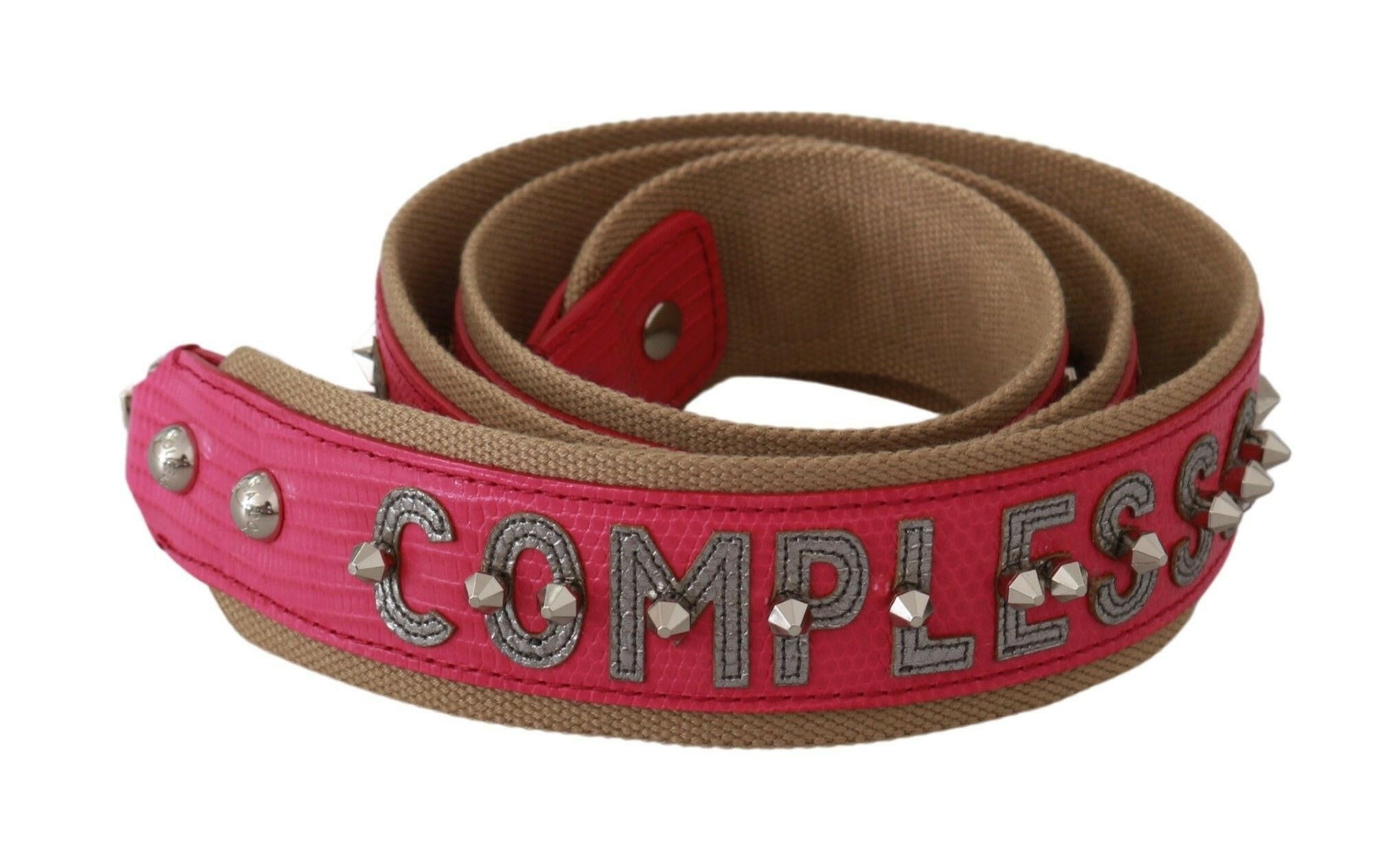 Dolce & Gabbana Pink Handbag Accessory Leather Shoulder Strap.