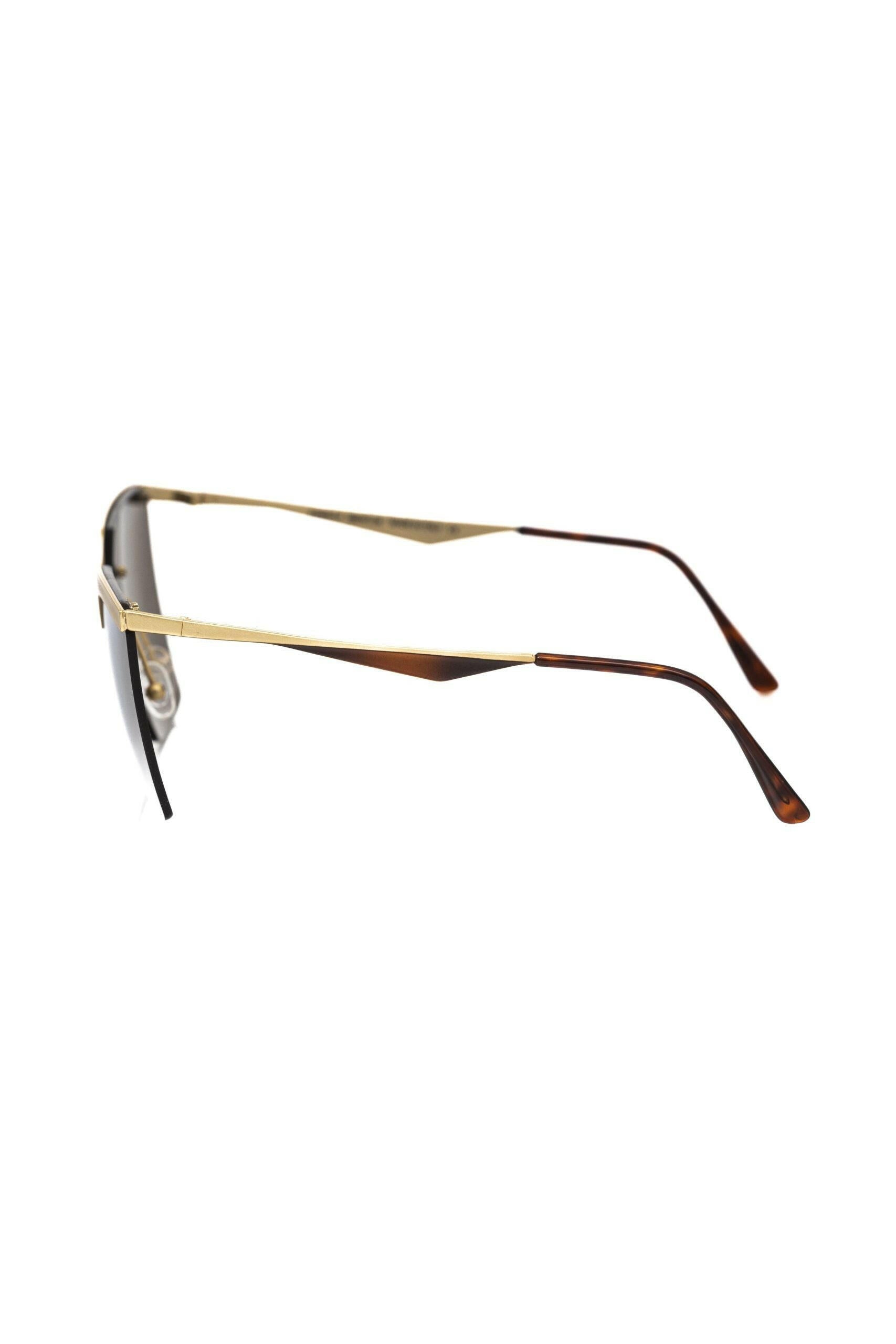 Frankie Morello Gold Metallic Fibre Women's Sunglasses.