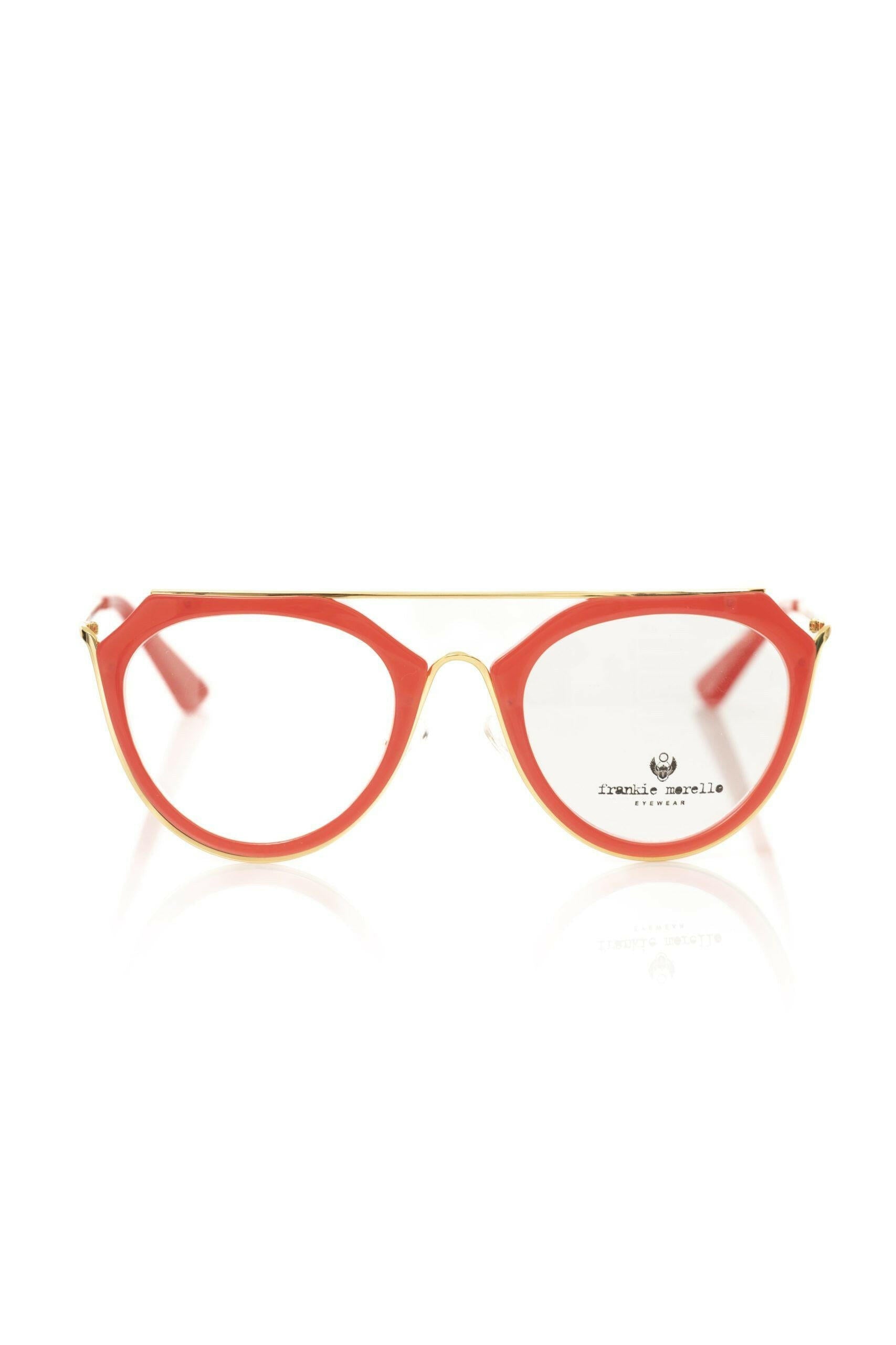 Frankie Morello Red Acetate Women Frame.