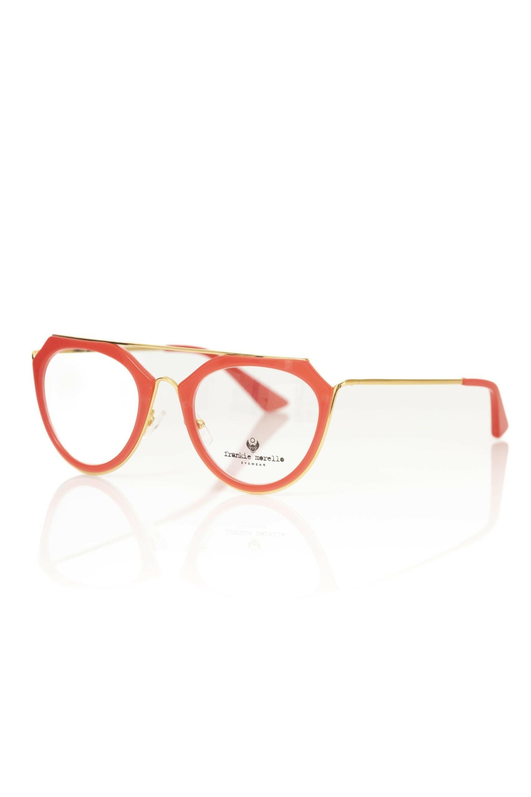 Frankie Morello Red Acetate Women Frame.