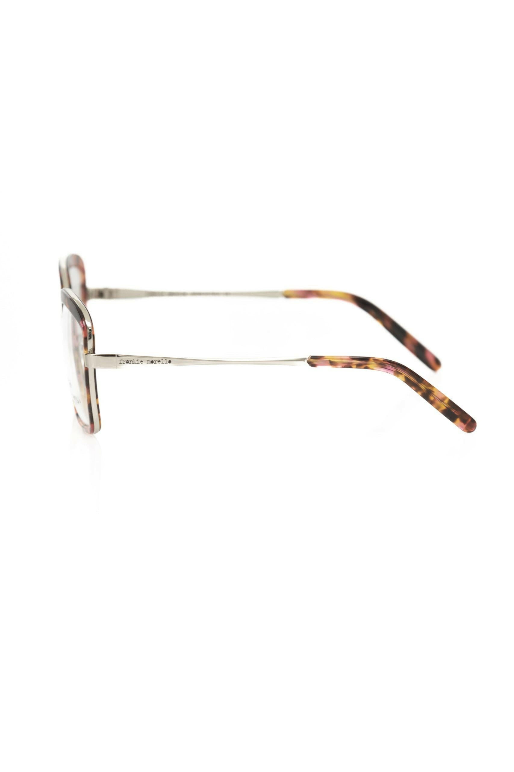 Frankie Morello Red Metallic Women's Eyeglass Frame.