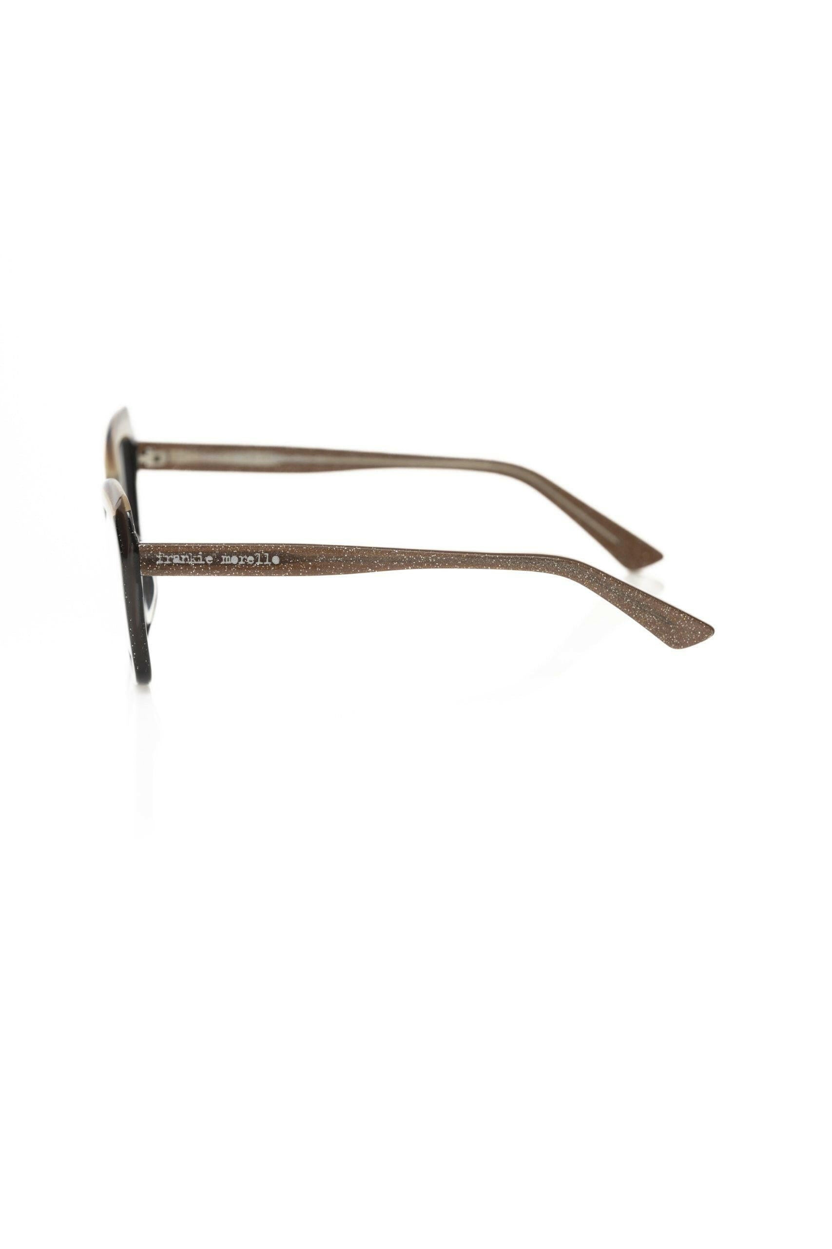 Frankie Morello Black Acetate Women's Eyeglass Frame.