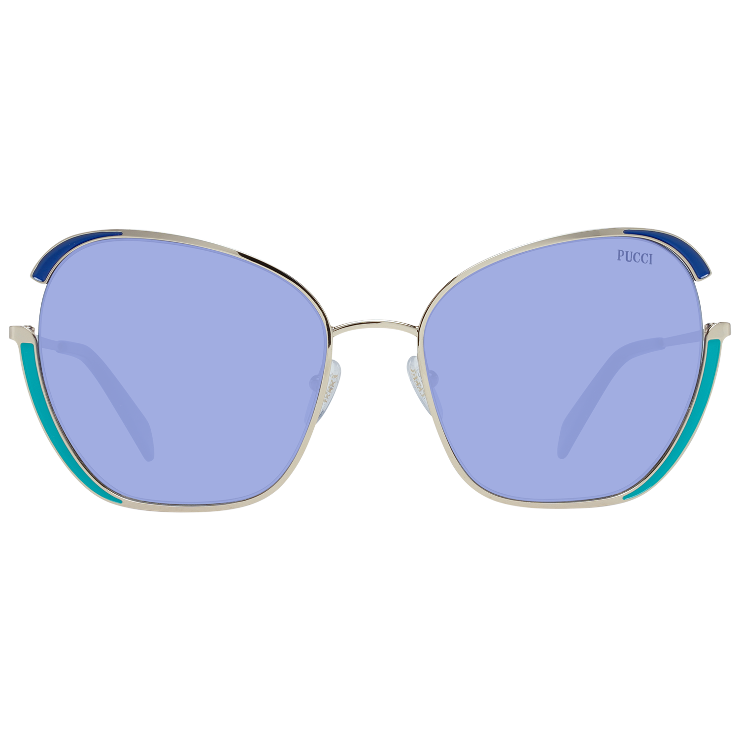 Emilio Pucci Gold Women Sunglass.