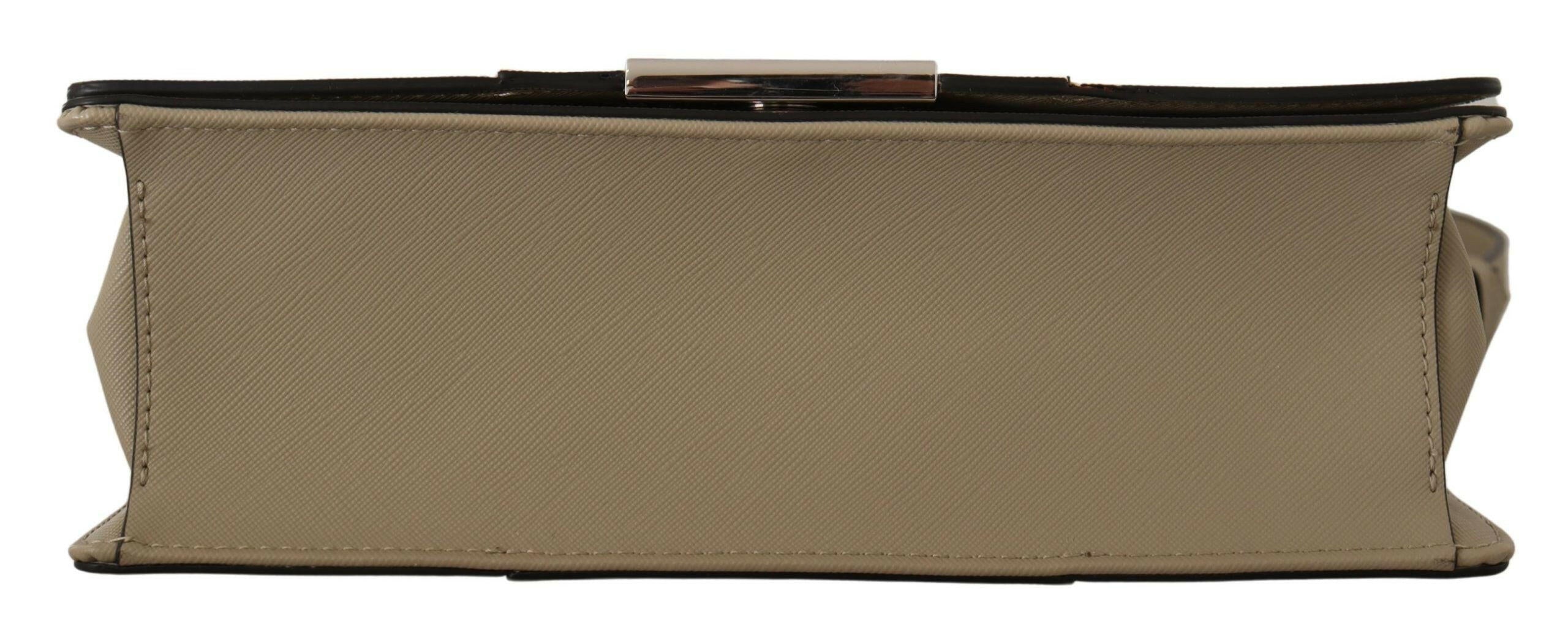 Karl Lagerfeld Chic Sage Shoulder Bag with Dual Straps.
