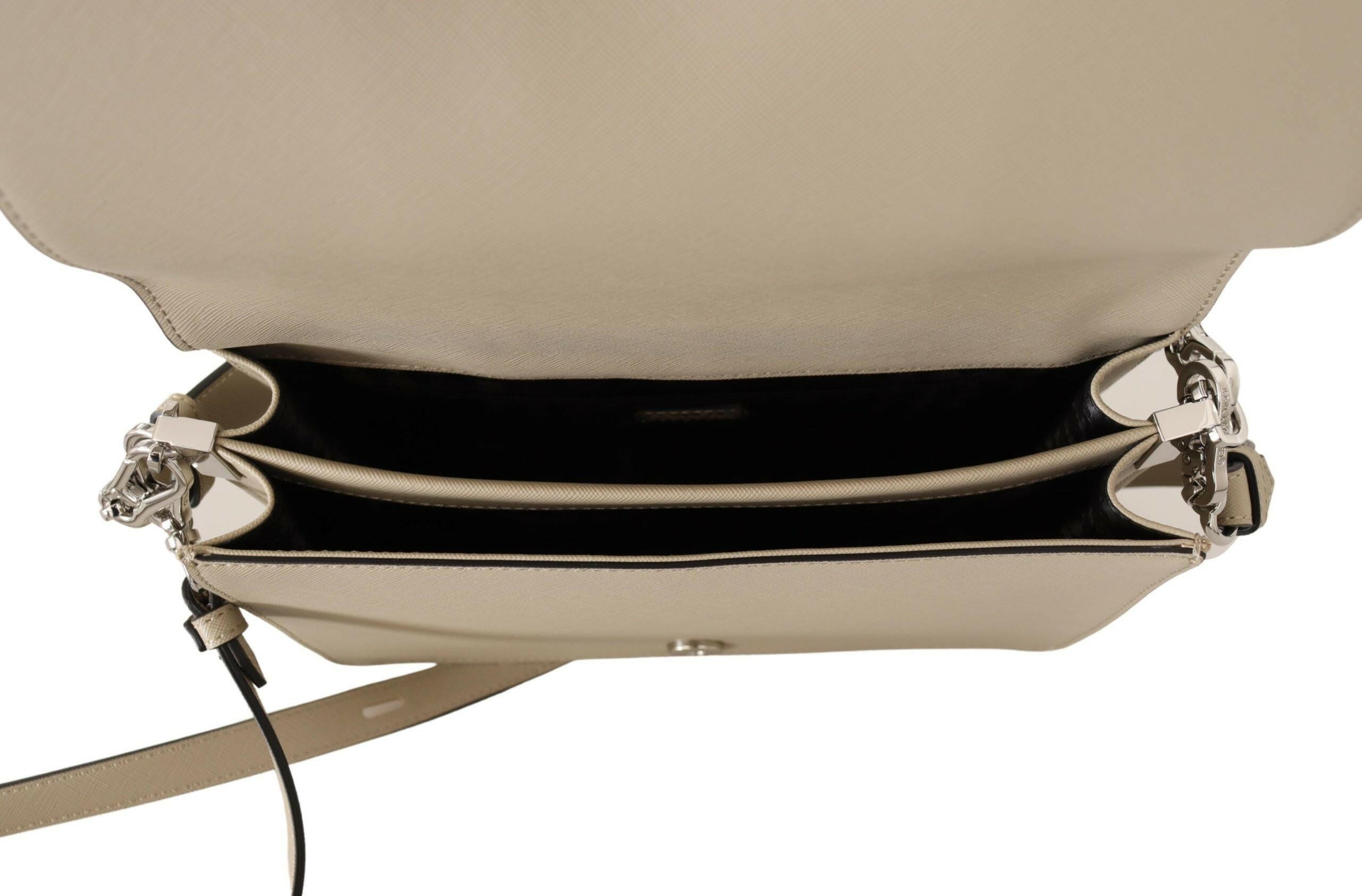 Karl Lagerfeld Chic Sage Shoulder Bag with Dual Straps.