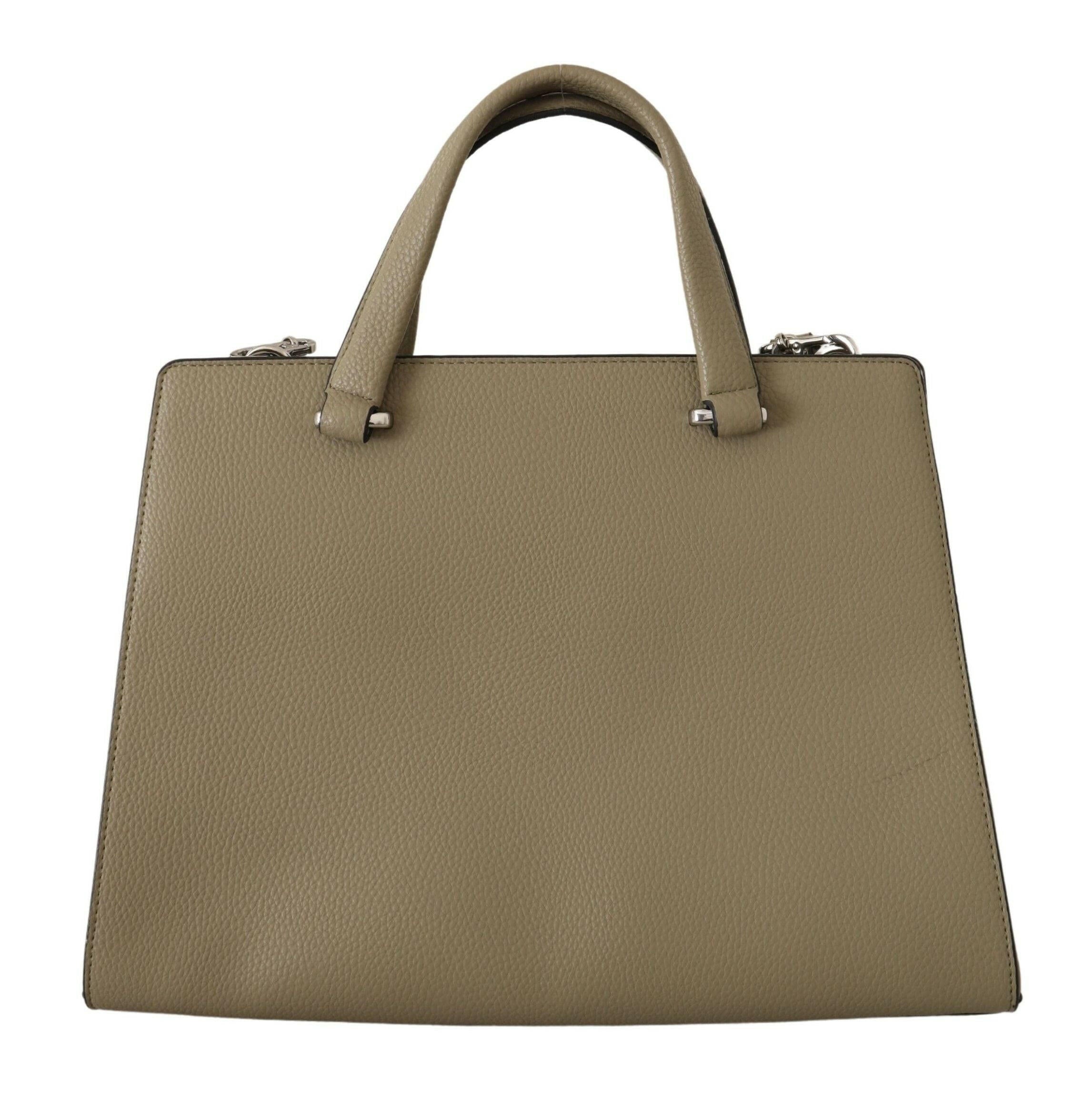 Karl Lagerfeld Enchanting Sage Green Leather Tote.