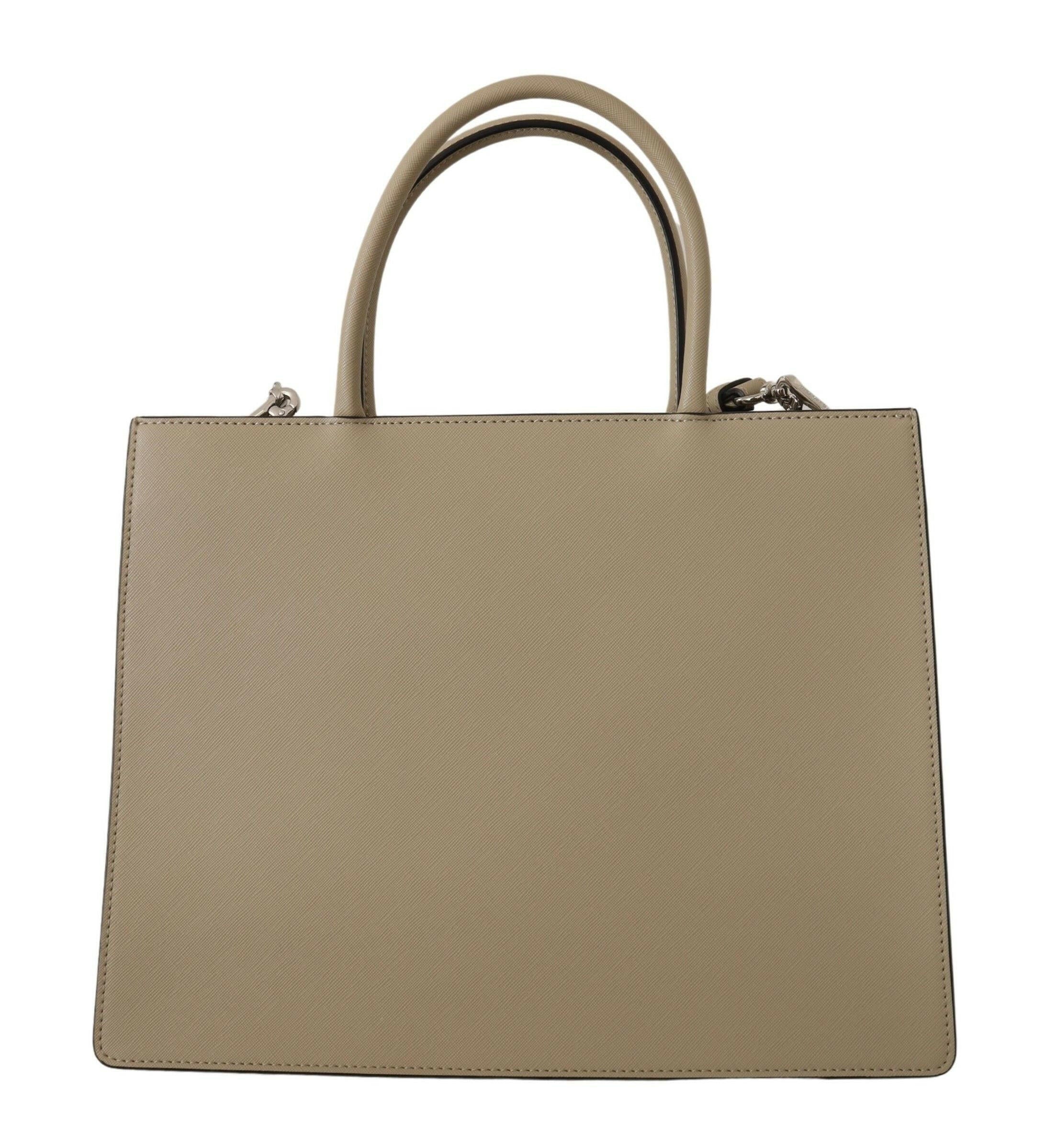 Karl Lagerfeld Elegant Sage Green Tote Shoulder Bag.