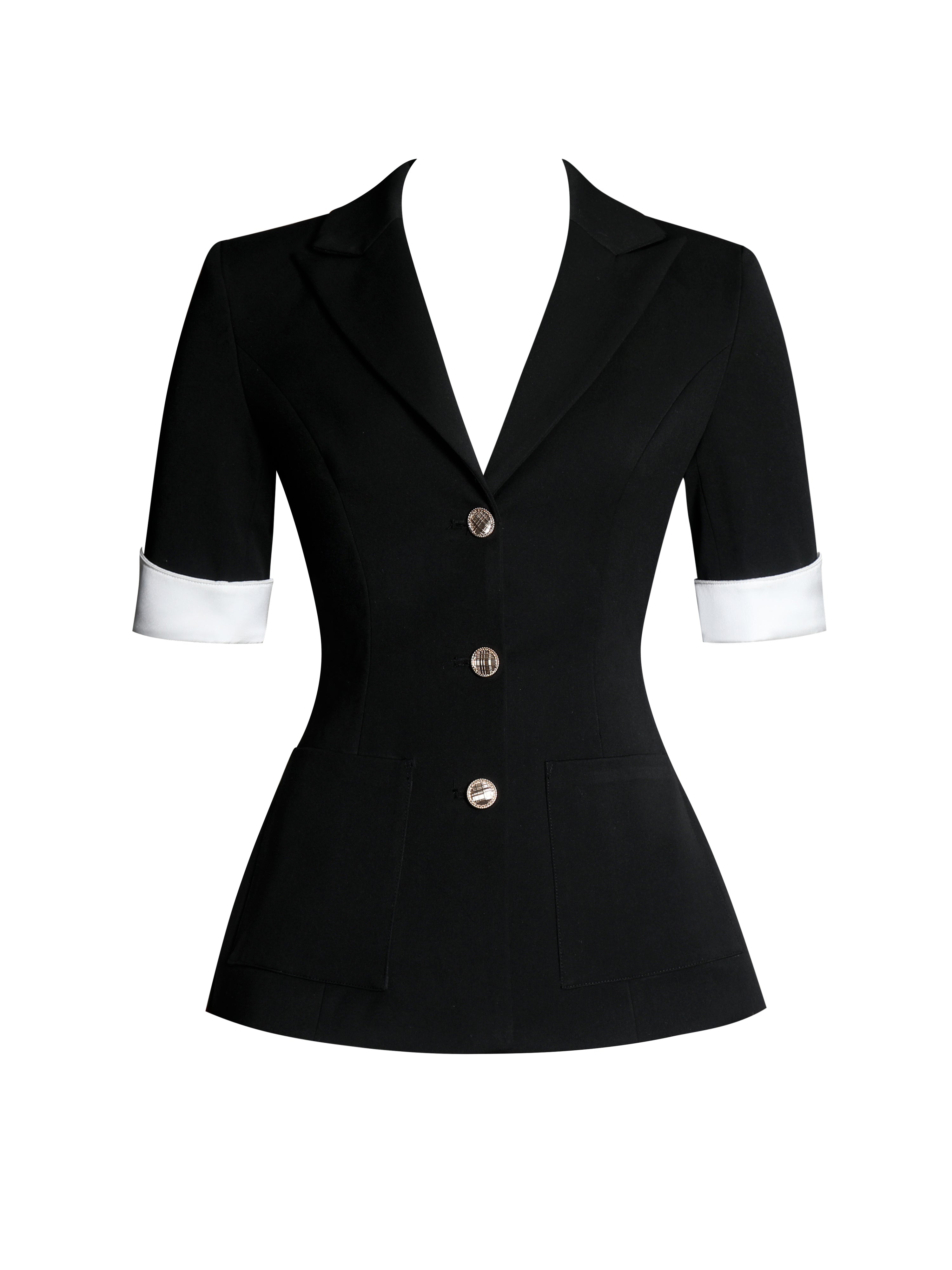 Aleena Short Sleeve Business Casual Blazer