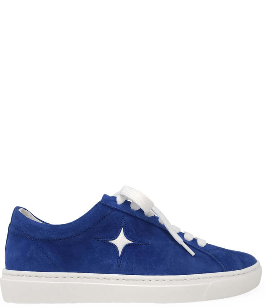Blue Suede Sirius Star Mens Sneaker