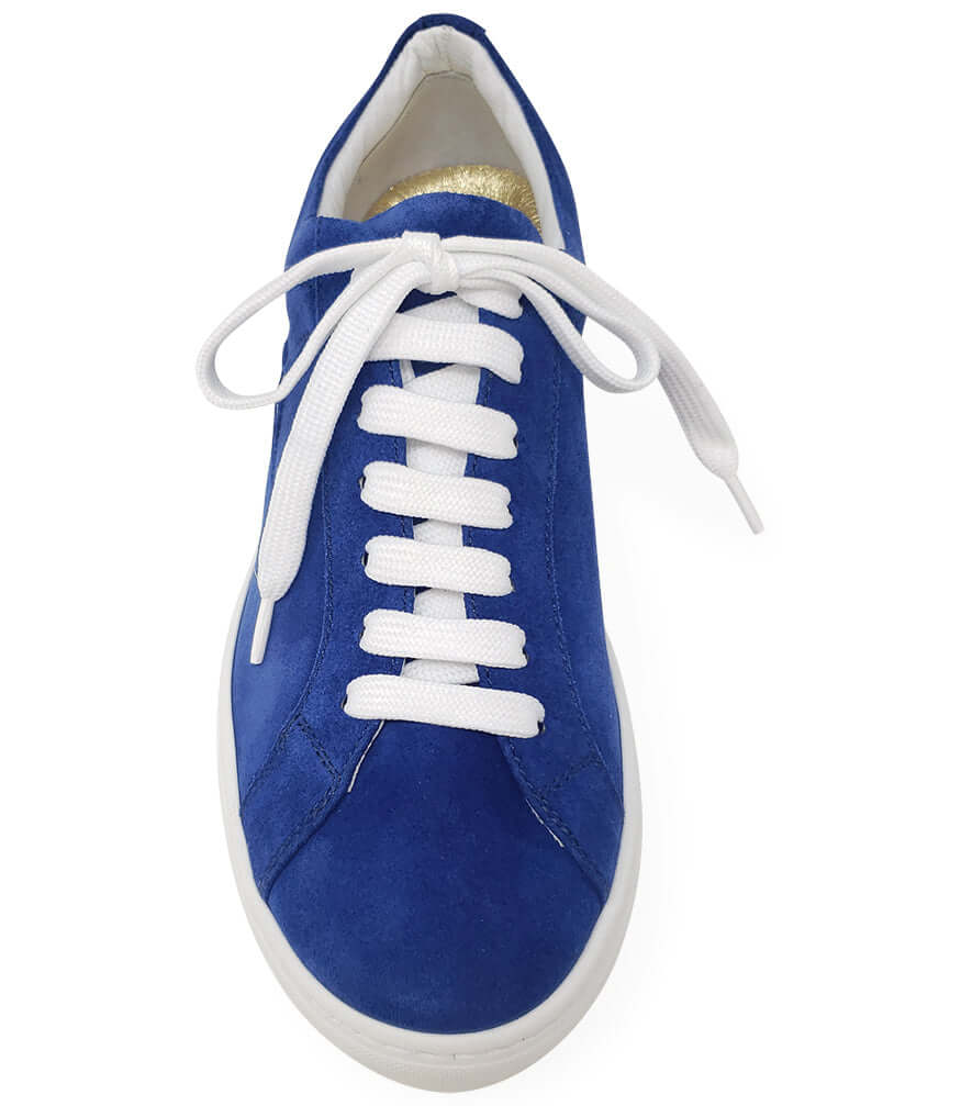 Blue Suede Sirius Star Mens Sneaker