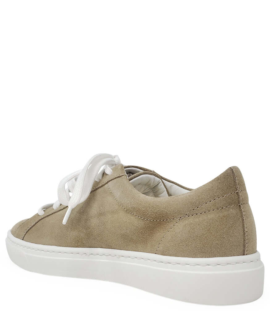 Beige Suede Sirius Star Mens Sneaker
