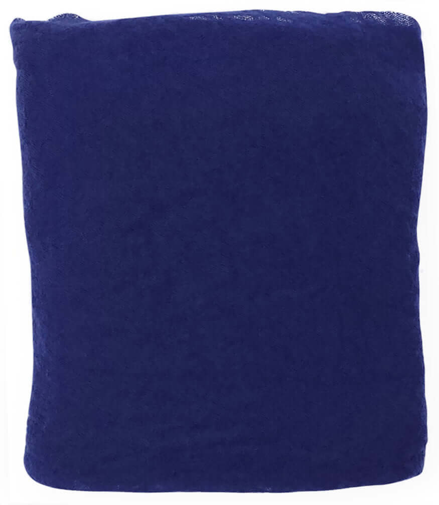 Blue Small Cashmere Plain Scarf