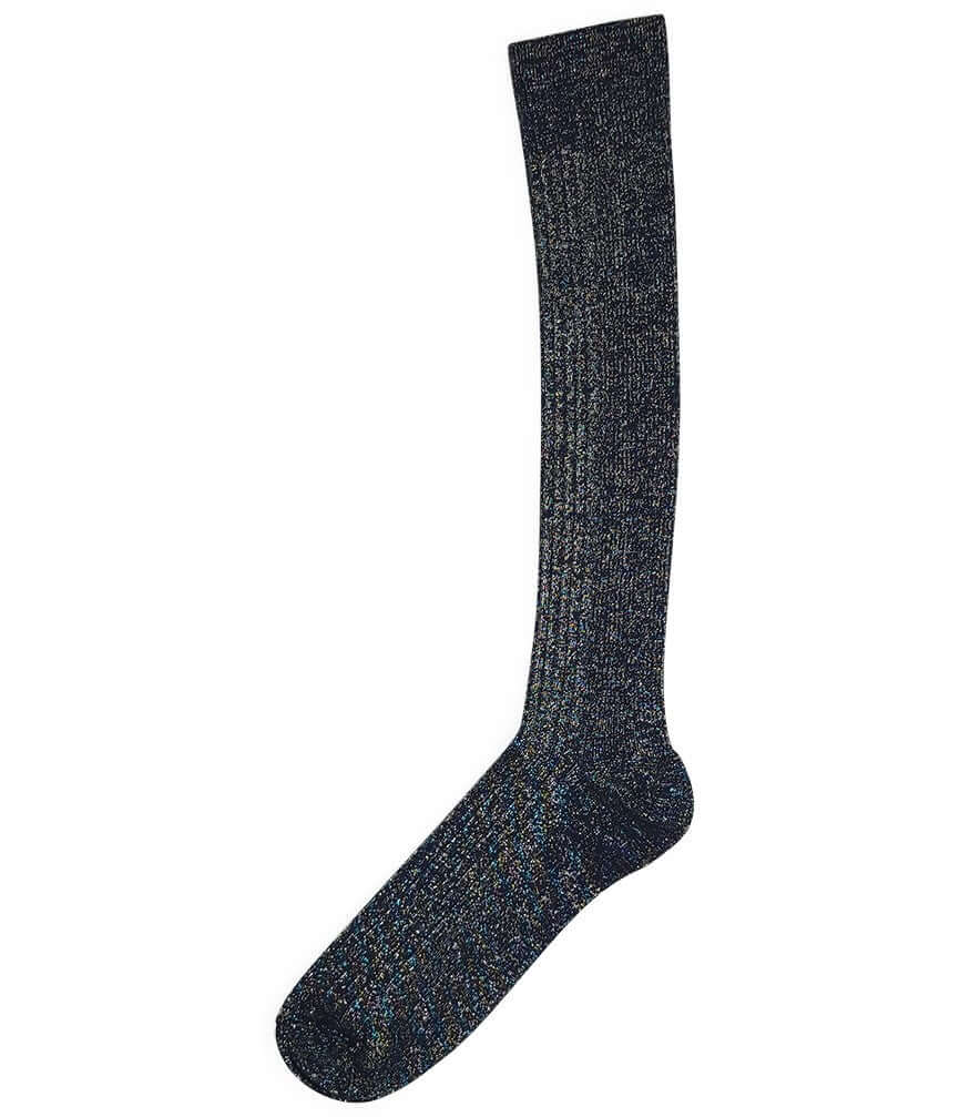 Alto Milano Blue Zoe Long Socks