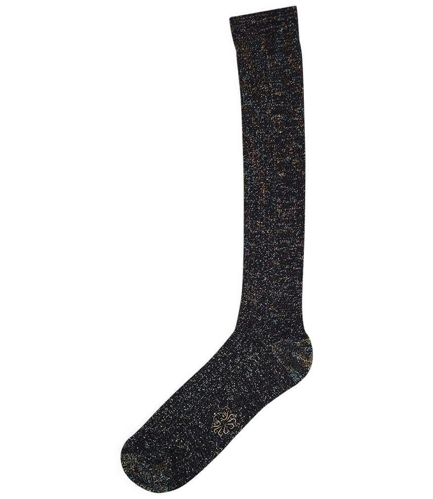 Alto Milano Black Zoe Long Socks