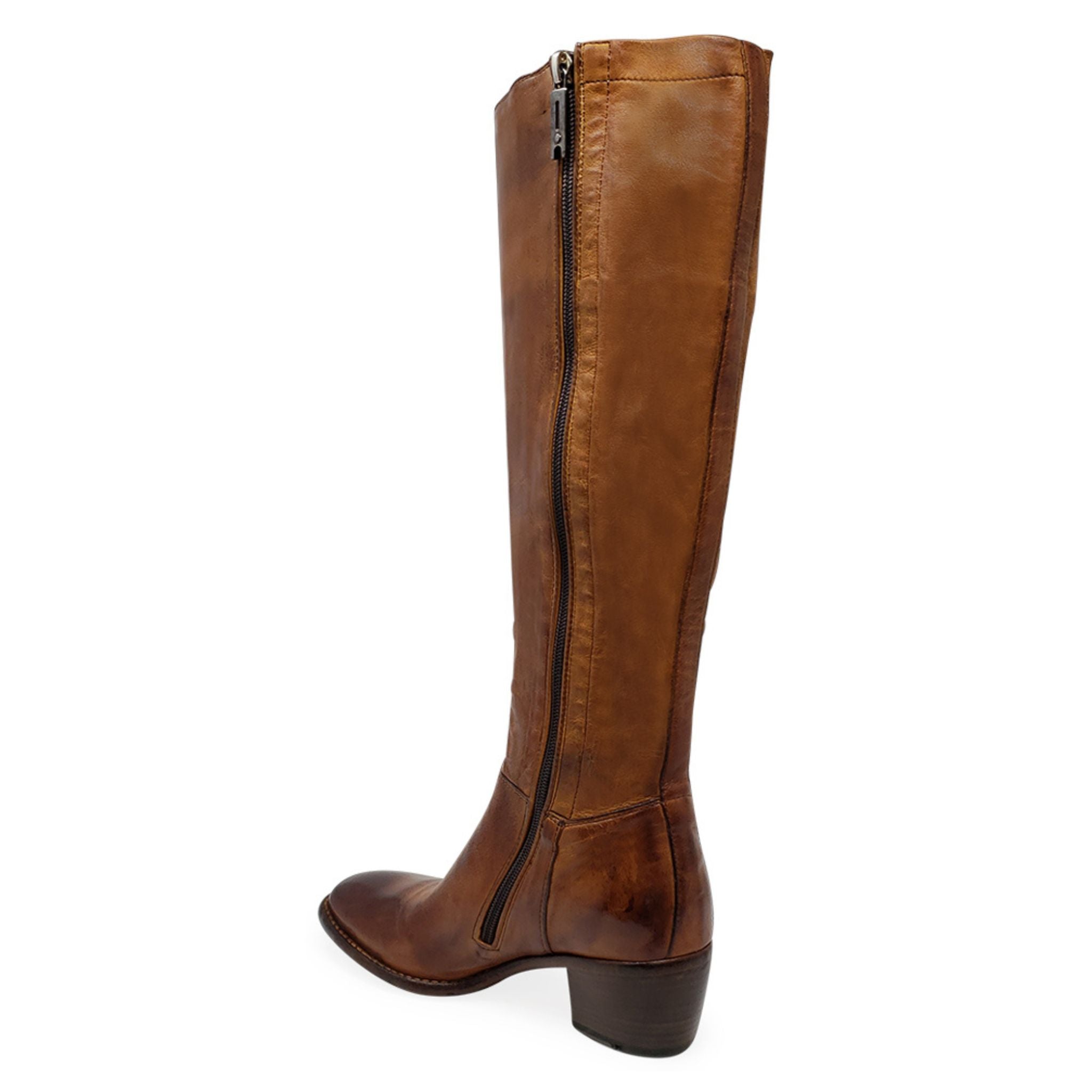 Cognac Knee High Boot
