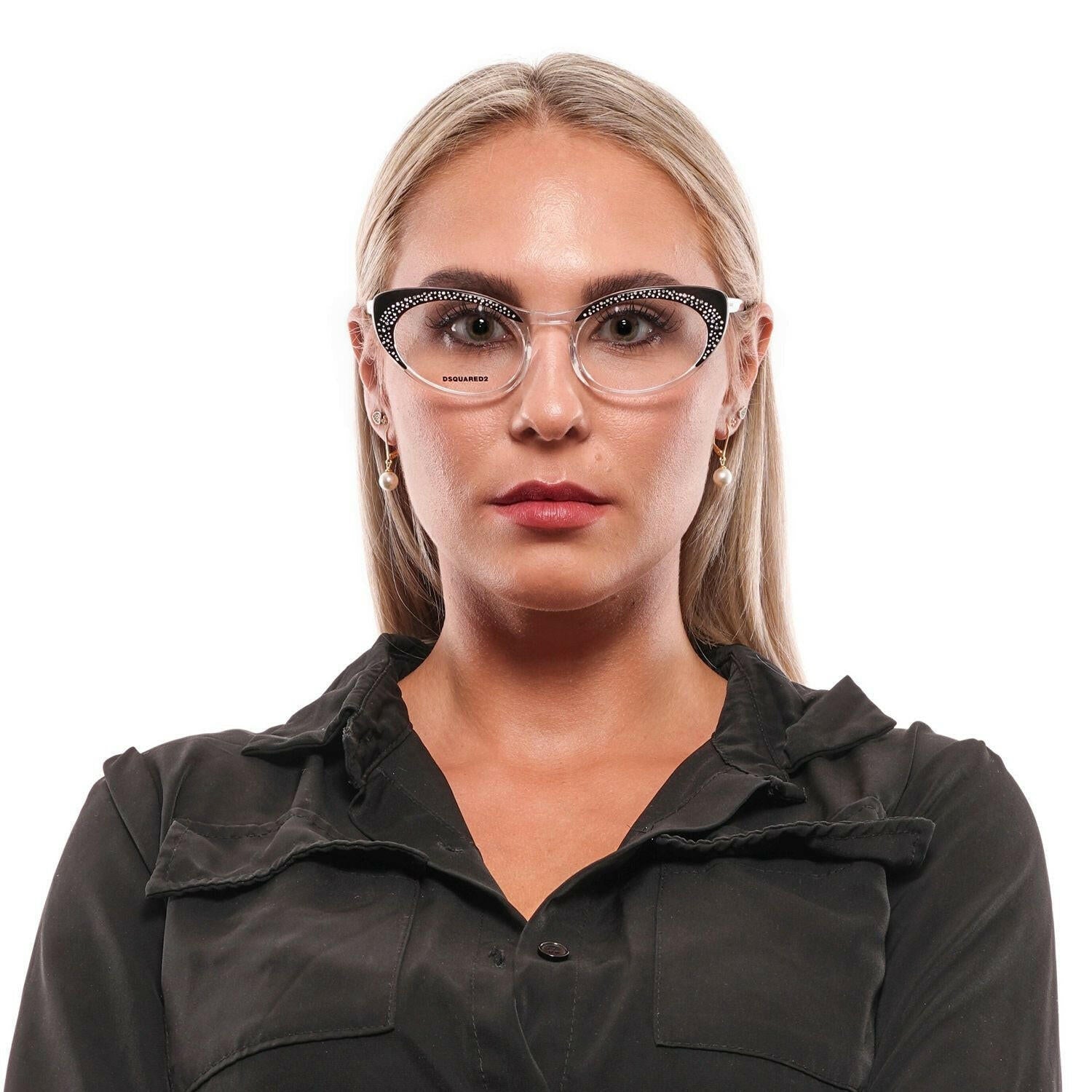 Dsquared² Chic Black Full-Rim Designer Eyewear.