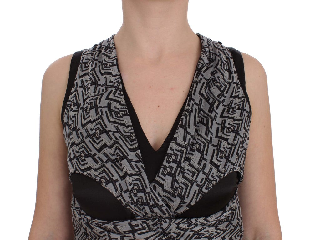 Karl Lagerfeld Elegant Silk Blouse with Logo Detailing Karl Lagerfeld