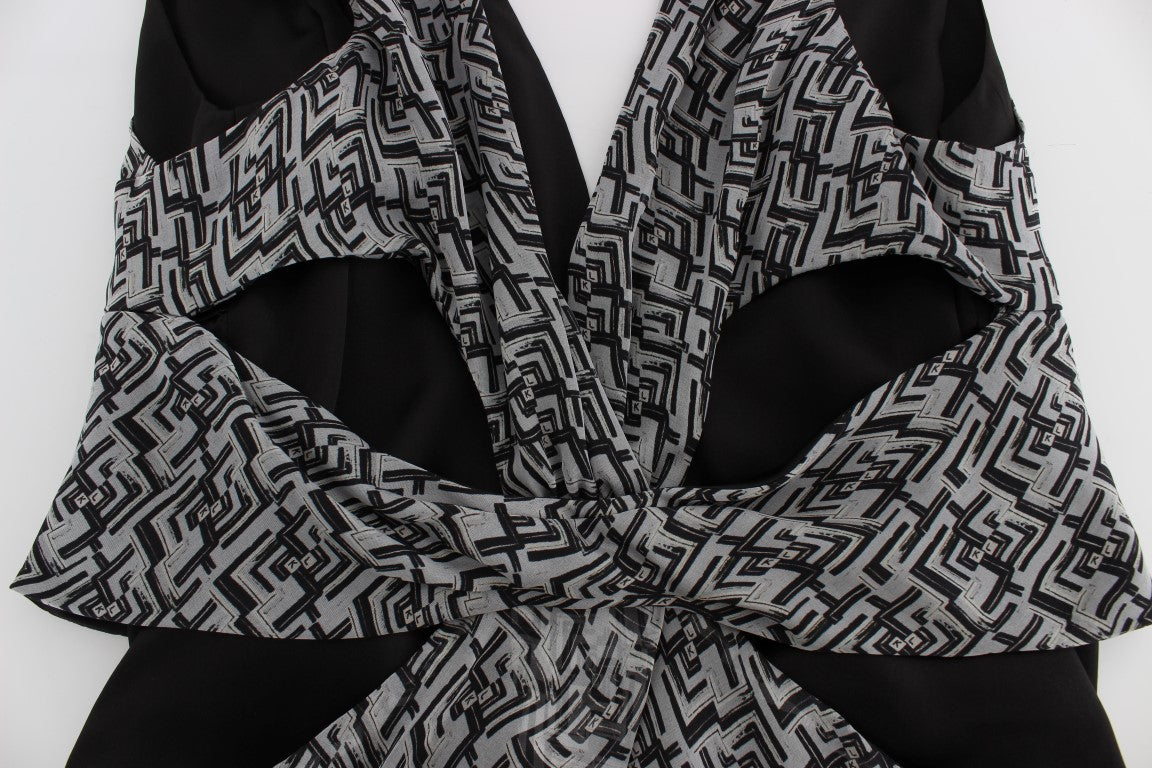 Karl Lagerfeld Elegant Silk Blouse with Logo Detailing Karl Lagerfeld