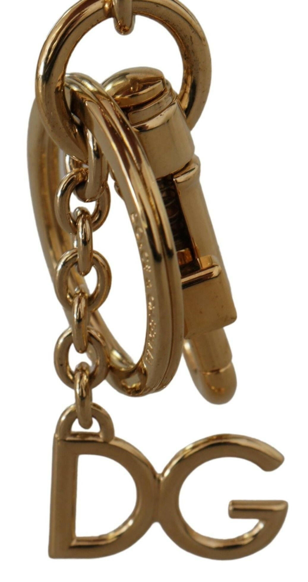 Dolce & Gabbana Black Leather #DGLovesLondon Keyring Cardholder Coin Case.
