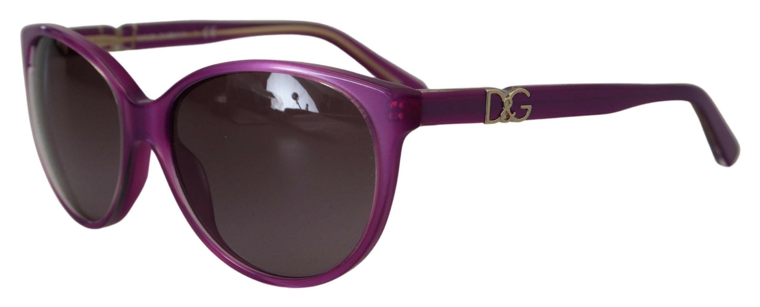 Dolce & Gabbana Purple Acetate Frame Round Shades DG4171P Sunglasses.