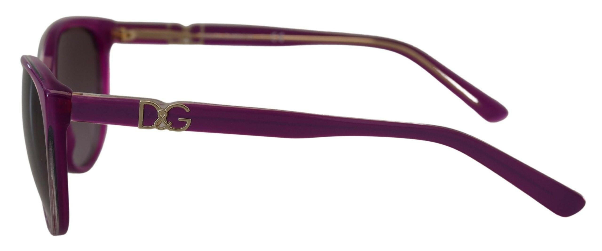 Dolce & Gabbana Purple Acetate Frame Round Shades DG4171P Sunglasses.