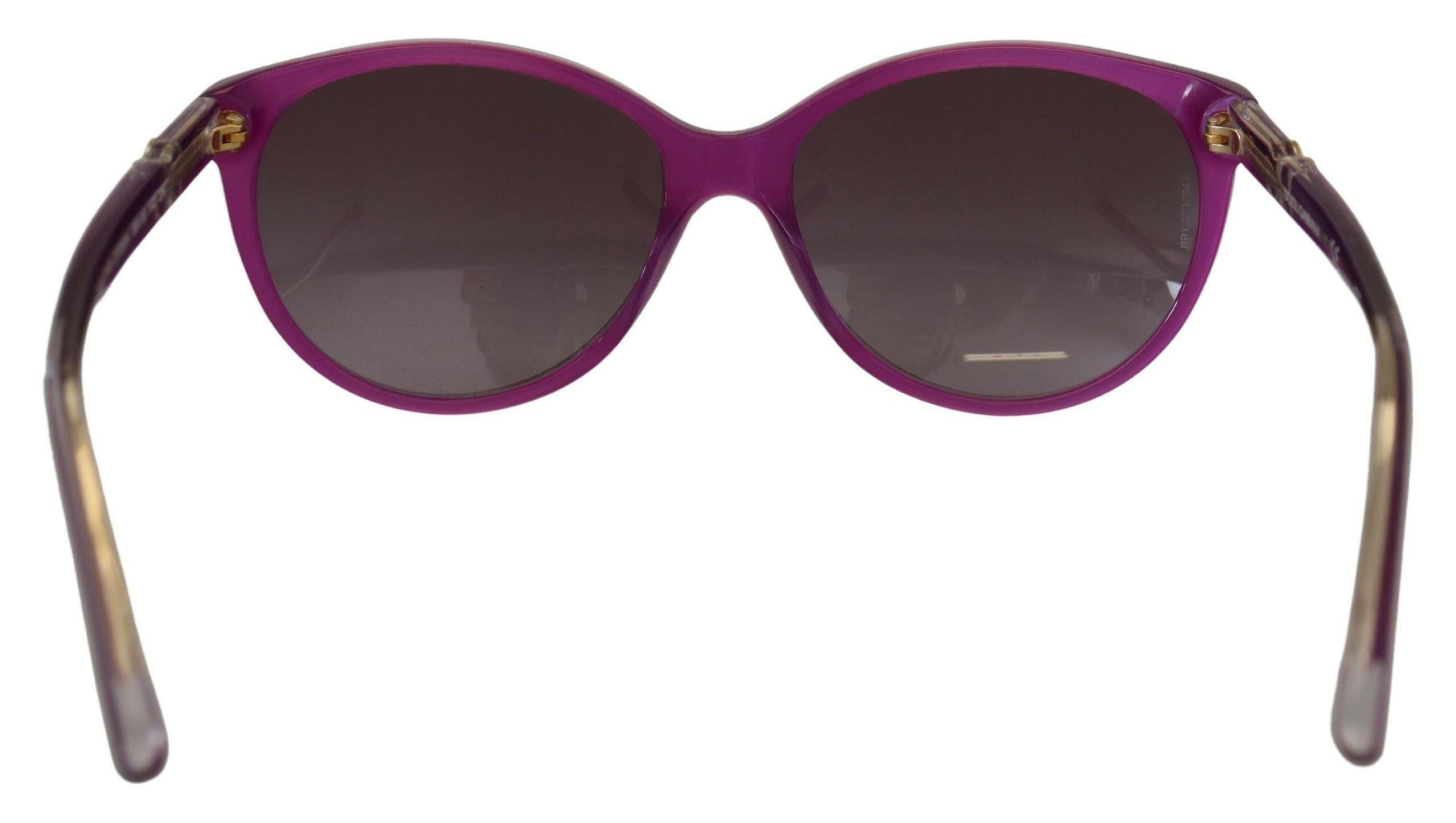 Dolce & Gabbana Purple Acetate Frame Round Shades DG4171P Sunglasses.