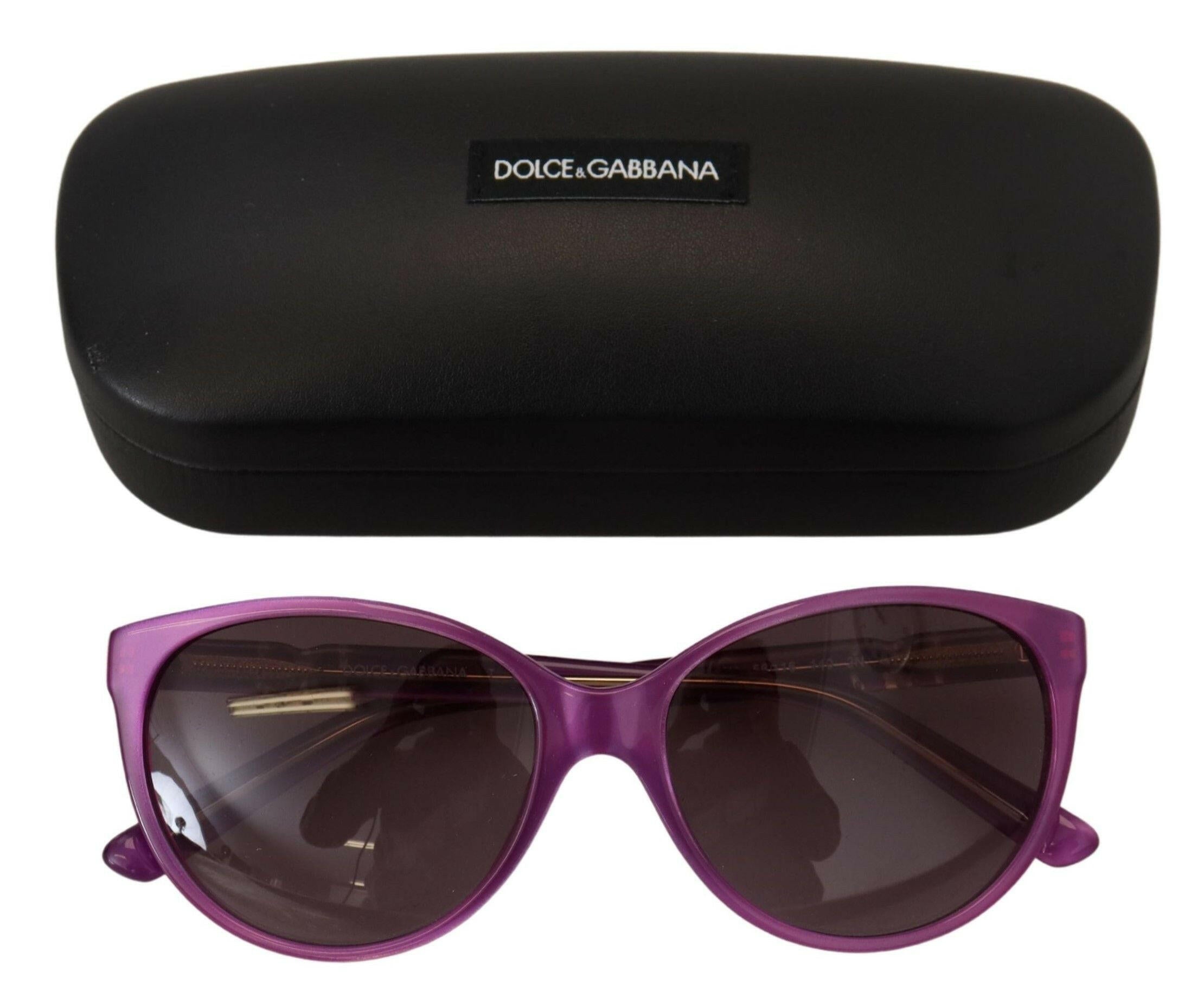 Dolce & Gabbana Purple Acetate Frame Round Shades DG4171P Sunglasses.