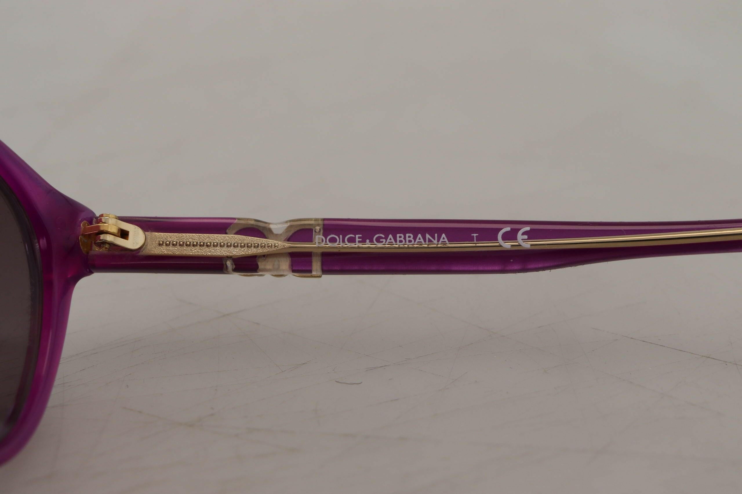 Dolce & Gabbana Purple Acetate Frame Round Shades DG4171P Sunglasses.