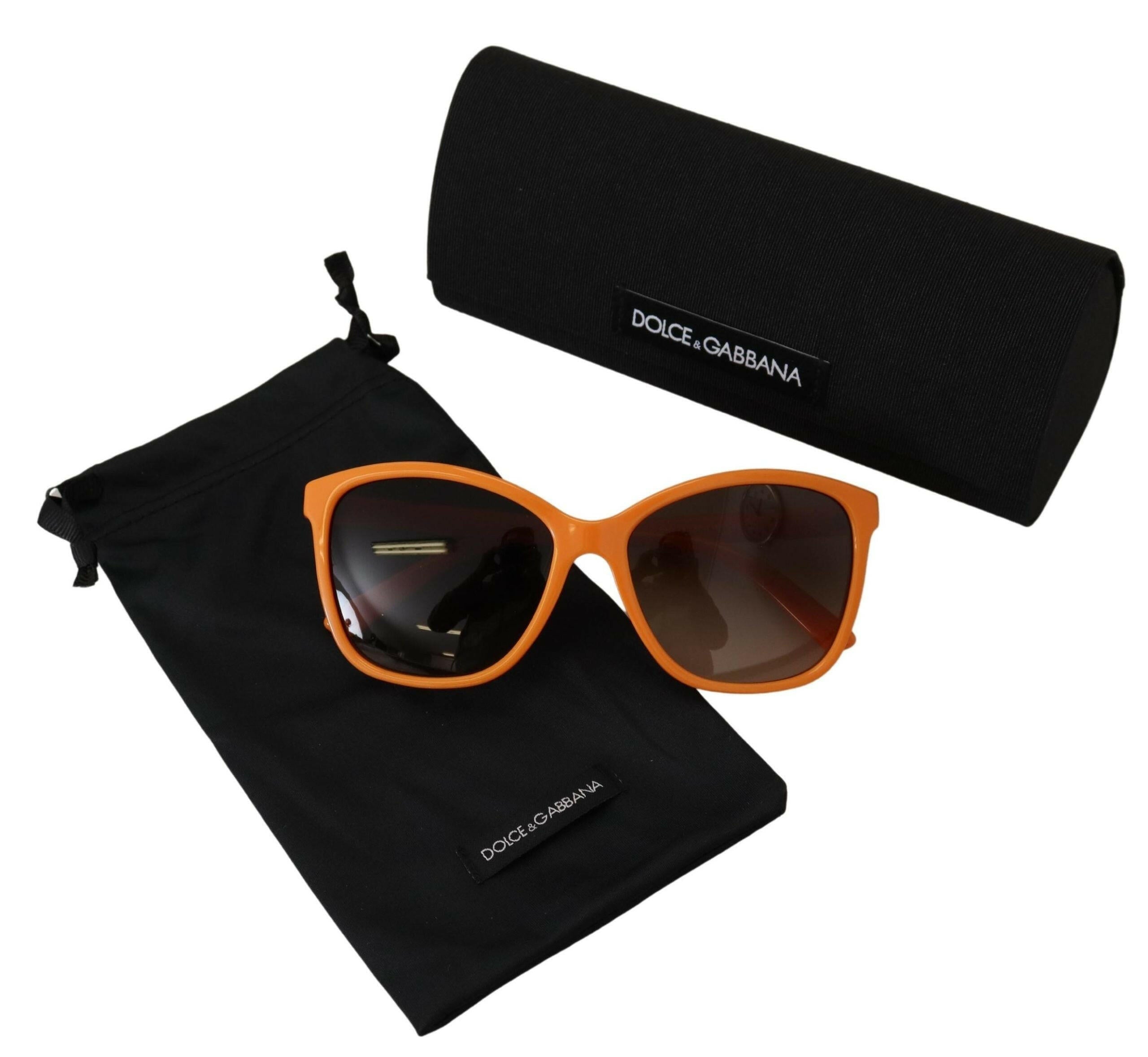 Dolce & Gabbana Orange Acetate Frame Round Shades DG4170PM Sunglasses.