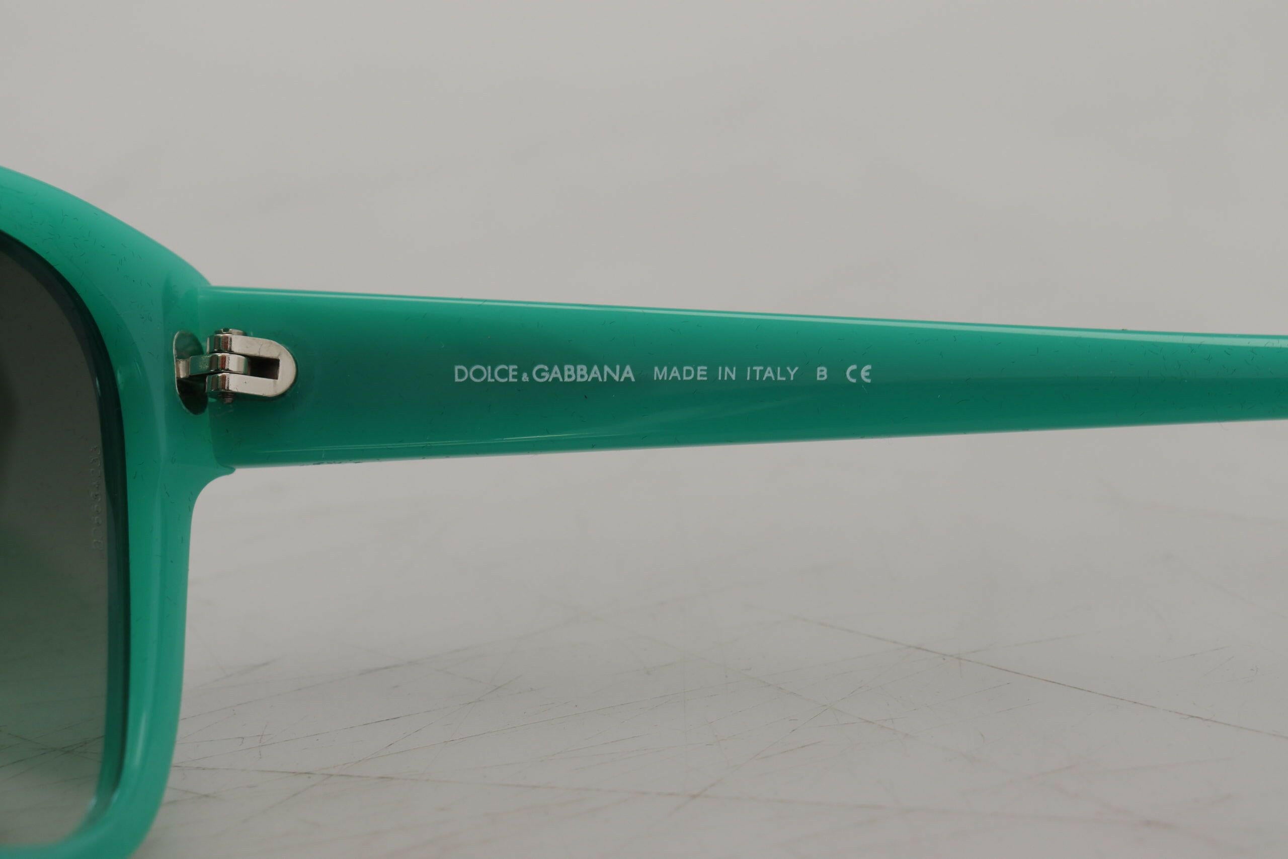 Dolce & Gabbana Green Stars Acetate Square Shades DG4124  Sunglasses.