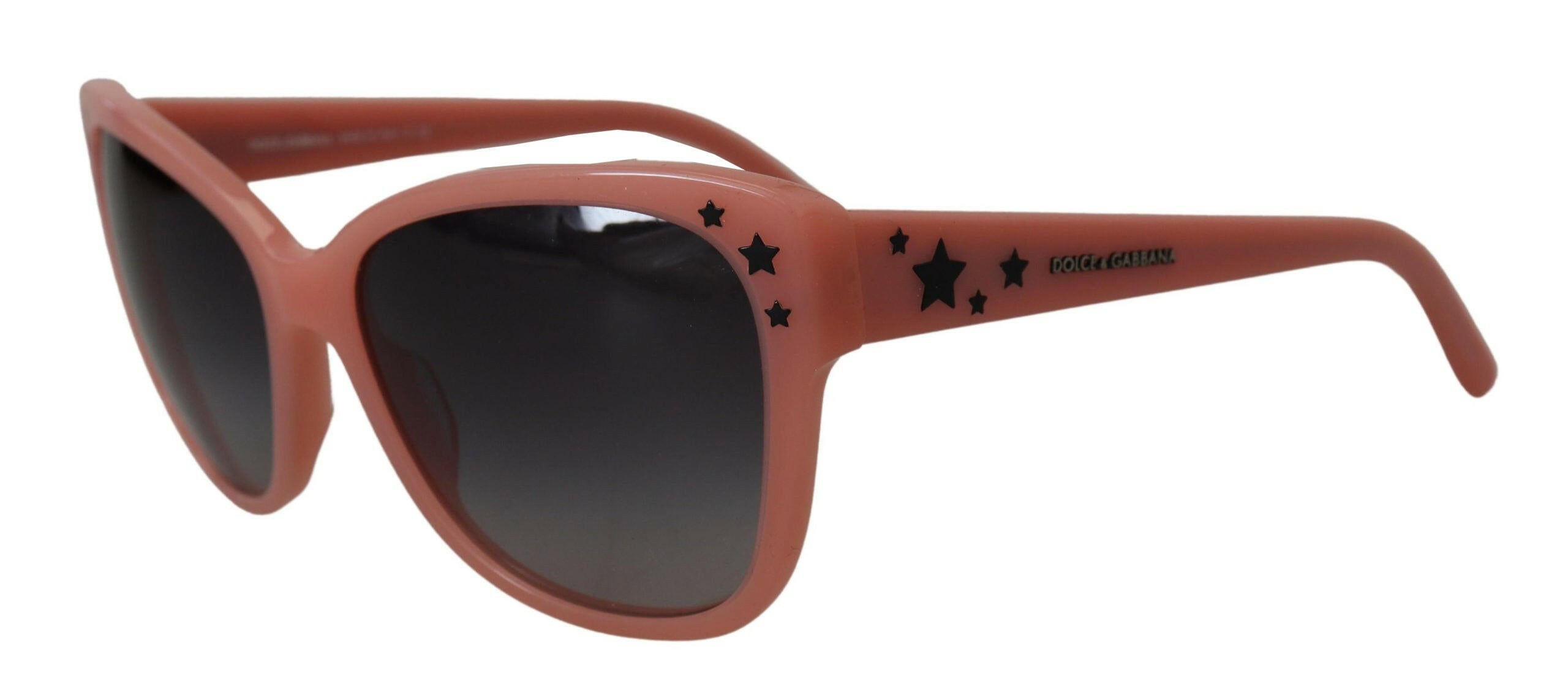 Dolce & Gabbana Pink Acetate Frame Stars Embellishment DG4124 Sunglasses.