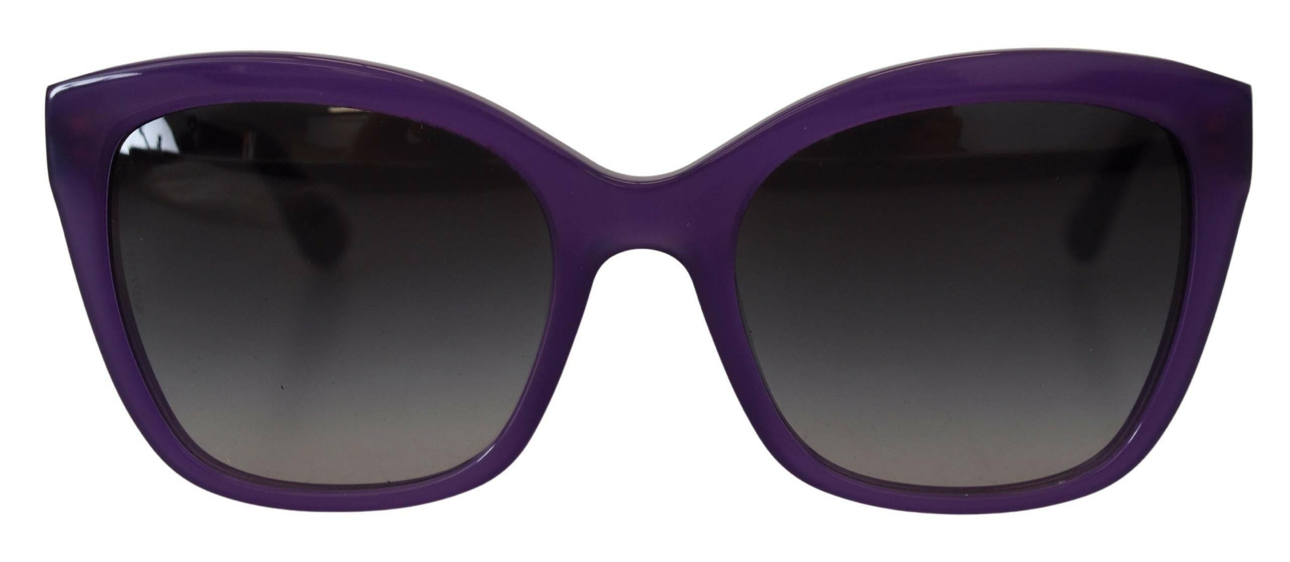 Dolce & Gabbana Purple Acetate Square Full Rim DG4240 Sunglasses.