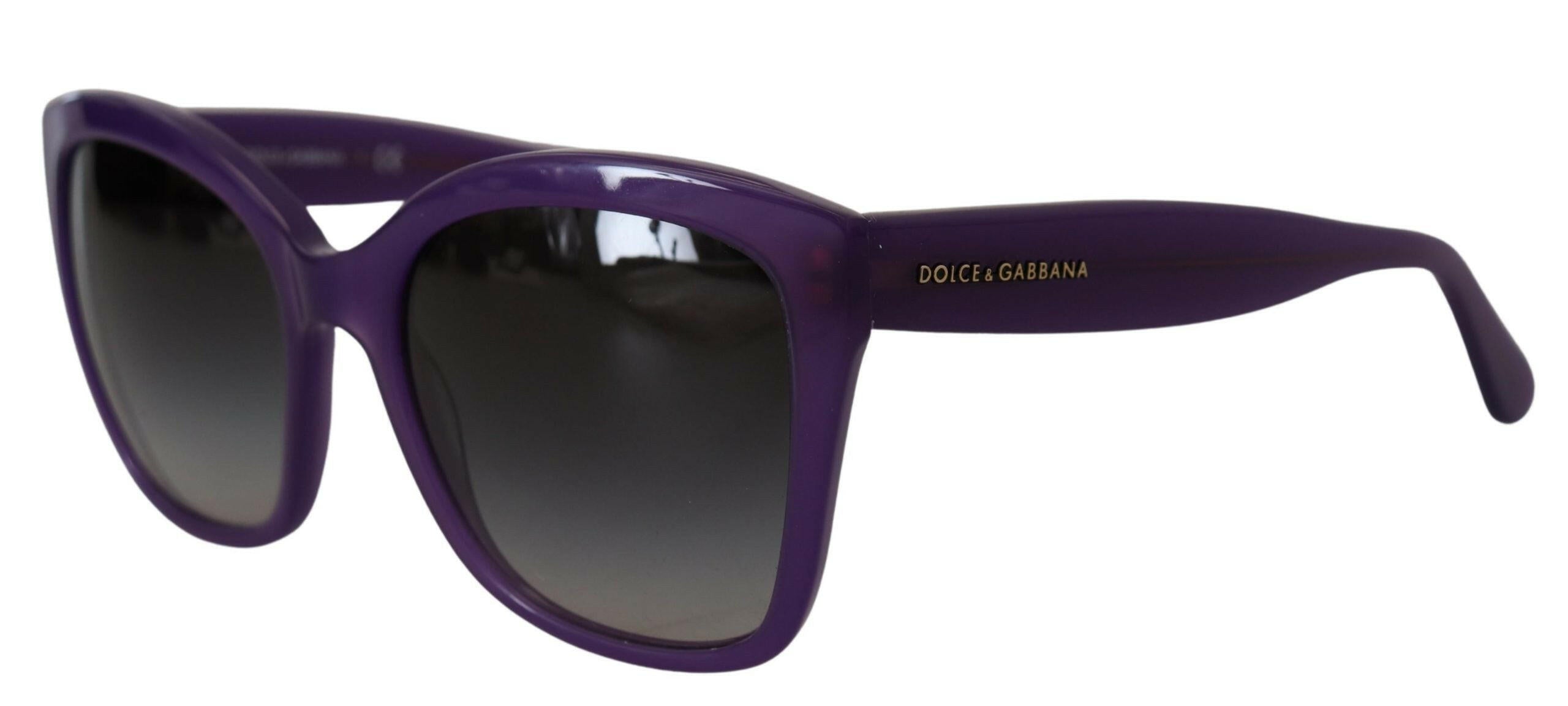 Dolce & Gabbana Purple Acetate Square Full Rim DG4240 Sunglasses.