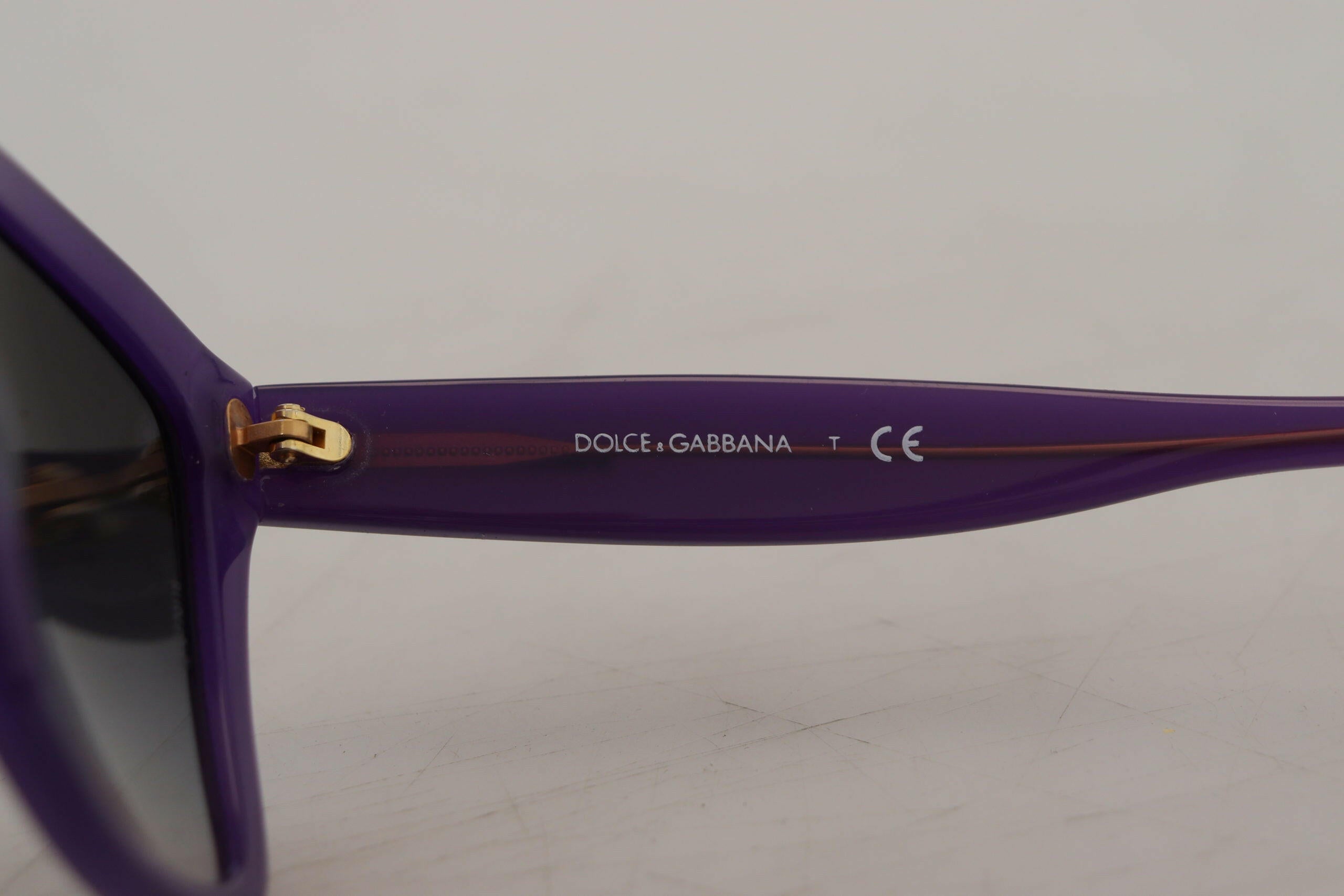 Dolce & Gabbana Purple Acetate Square Full Rim DG4240 Sunglasses.