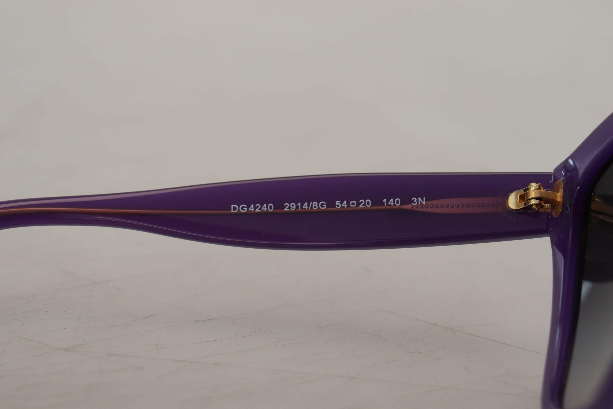 Dolce & Gabbana Purple Acetate Square Full Rim DG4240 Sunglasses.