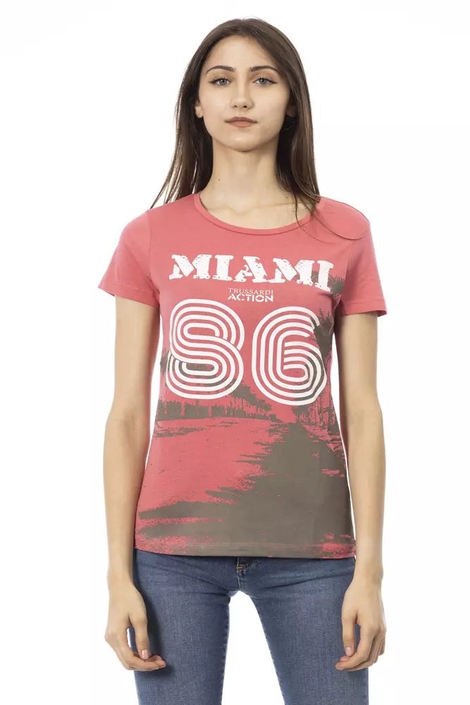 Trussardi Action Multicolor Cotton Women T-Shirt.