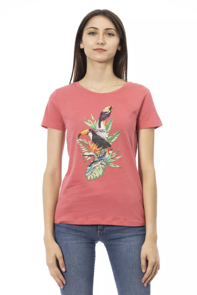 Trussardi Action Multicolor Cotton Women T-Shirt.