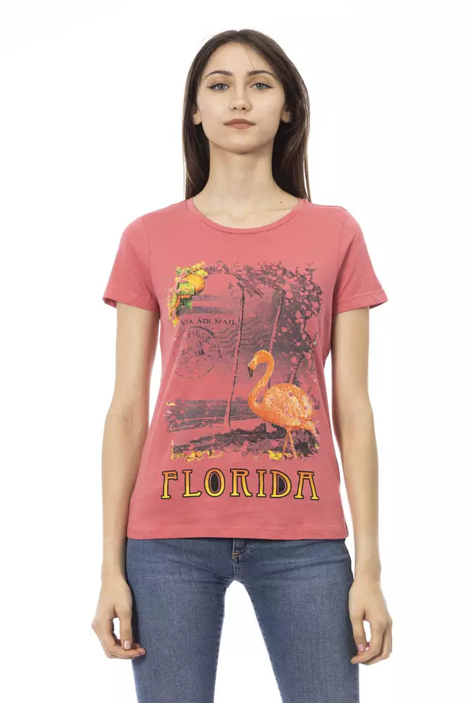 Trussardi Action Multicolor Cotton Women T-Shirt.