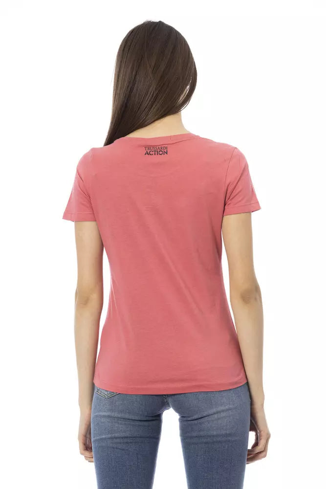 Trussardi Action Multicolor Cotton Women T-Shirt.