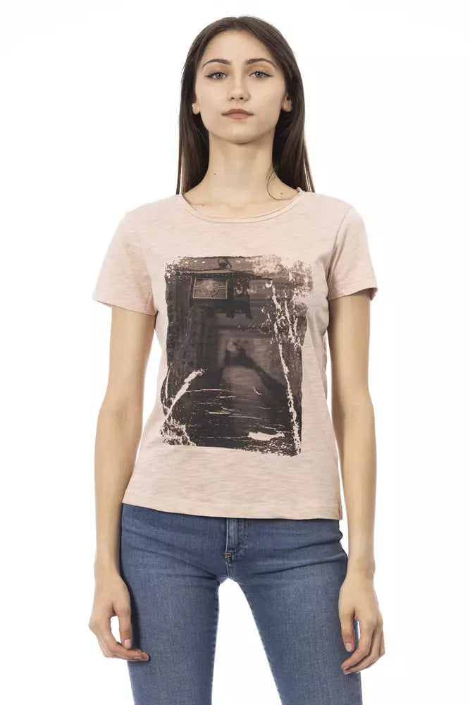 Trussardi Action Multicolor Cotton Women T-Shirt.
