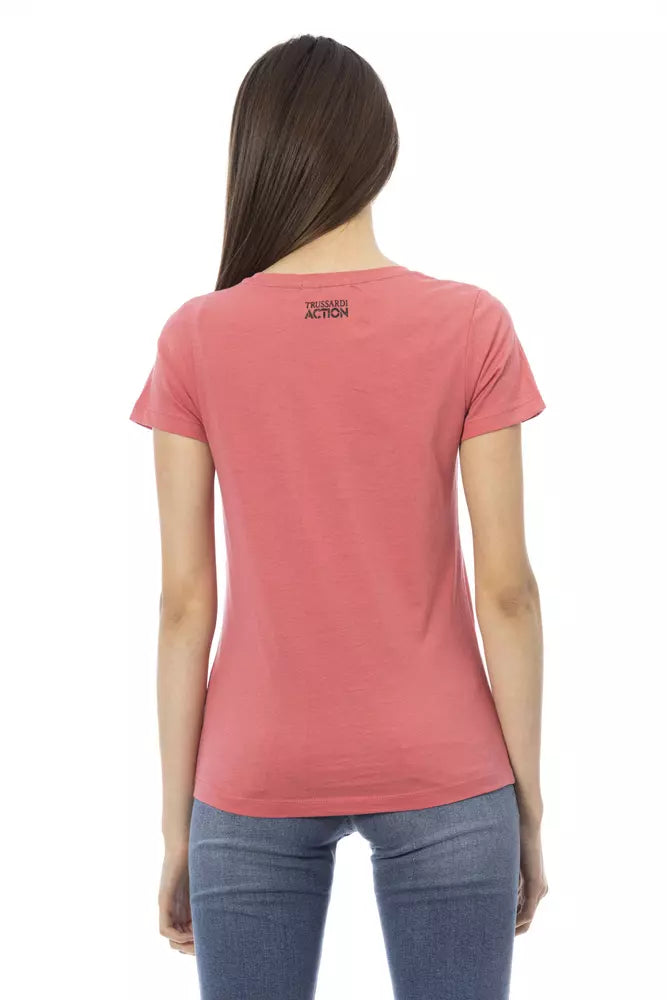 Trussardi Action Multicolor Cotton Women T-Shirt.