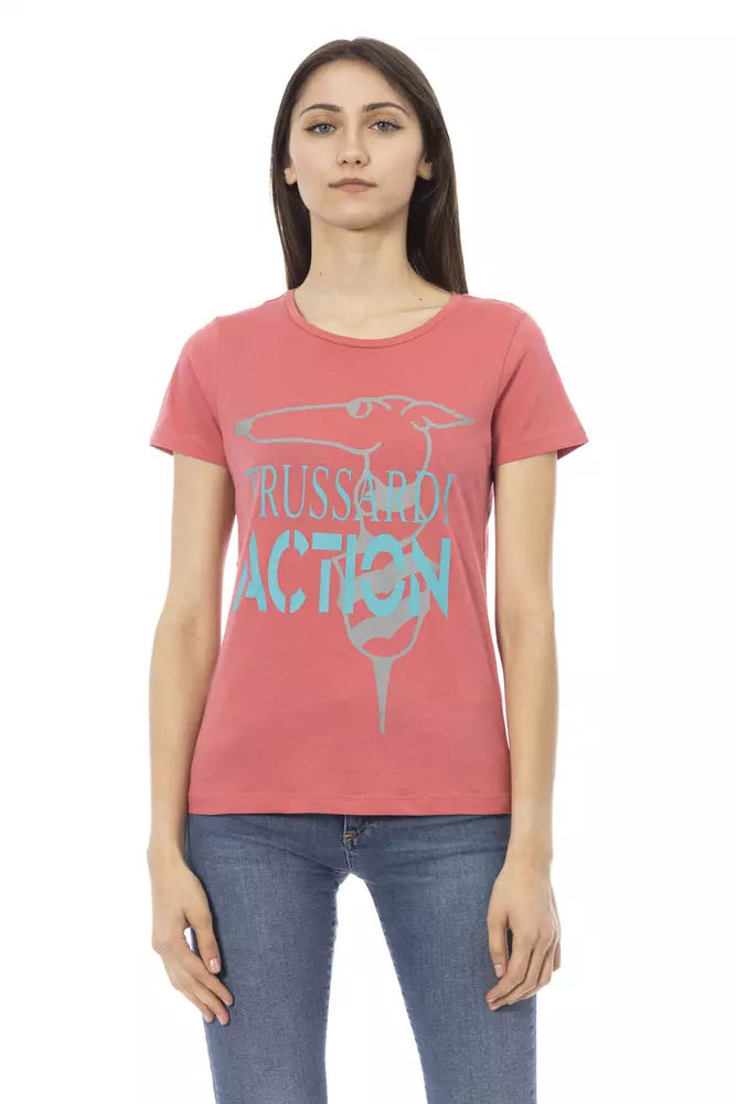 Trussardi Action Multicolor Cotton Women T-Shirt.