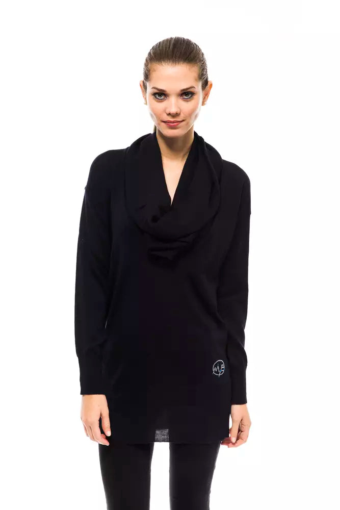 Montana Blu Blue Wool Women Sweater.