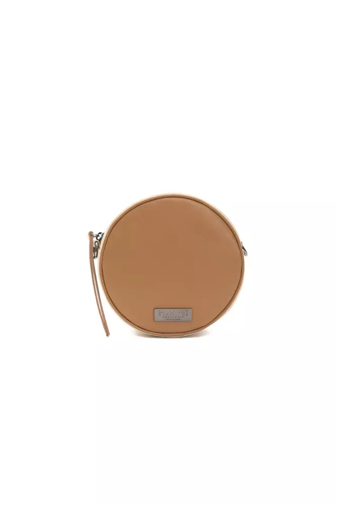 Pompei Donatella Brown Leather Women Crossbody Pompei Donatella