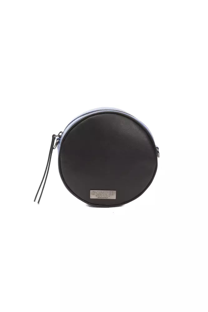 Pompei Donatella Black Leather Women Crossbody Pompei Donatella