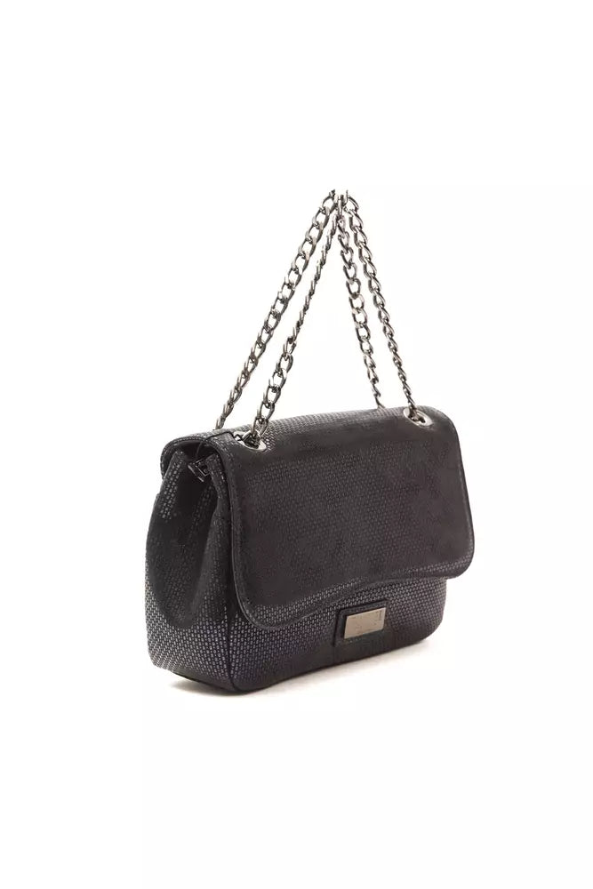 Pompei Donatella Blue Leather Women Crossbody Pompei Donatella