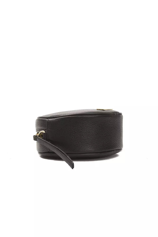 Pompei Donatella Black Leather Women Crossbody Pompei Donatella