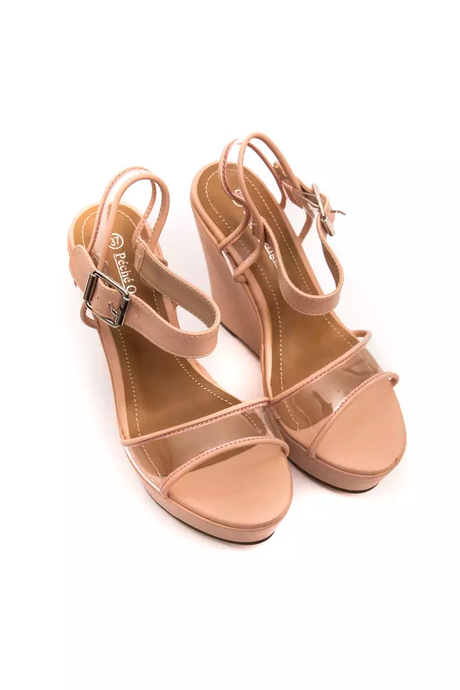 Péché Originel Beige Polyethylene Women Sandal.