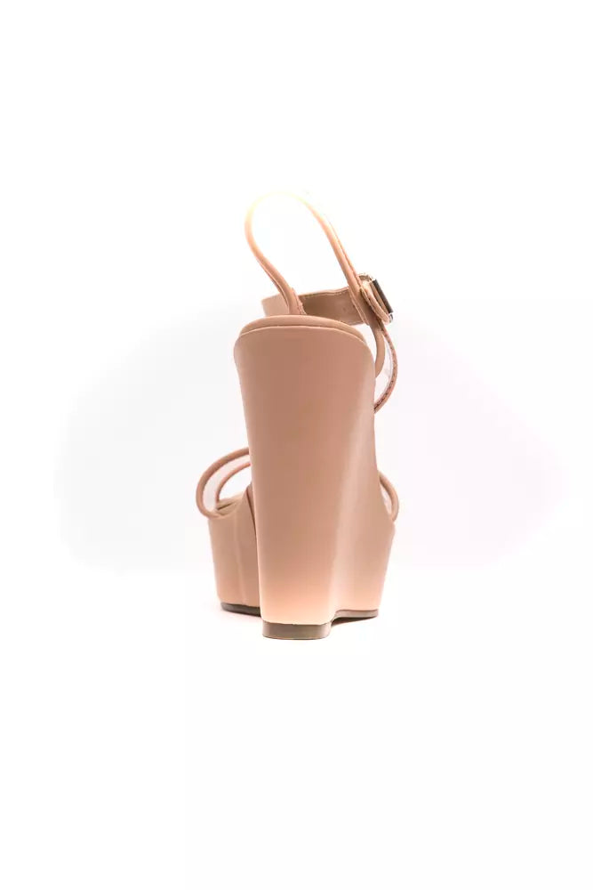 Péché Originel Beige Polyethylene Women Sandal.